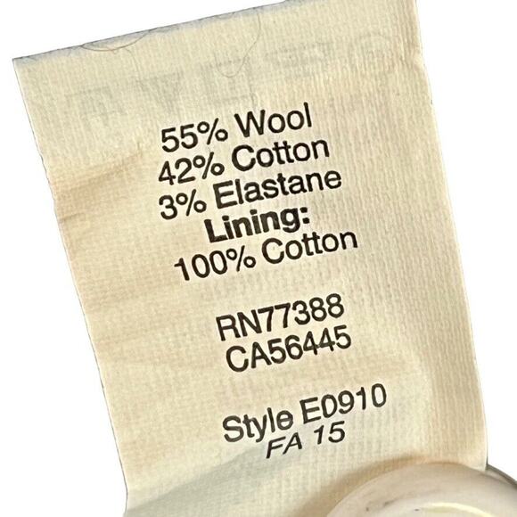 Madwell Womens Charcoal Gray Wool Blend Stretch Shirt Shift Dress sz Small S - Picture 15 of 16